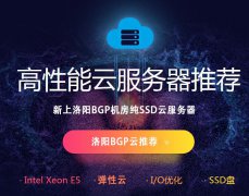 武榮網(wǎng)絡：新上洛陽BGP機房純SSD云服務器，2核/4G/80G/5Mbps/年付660元